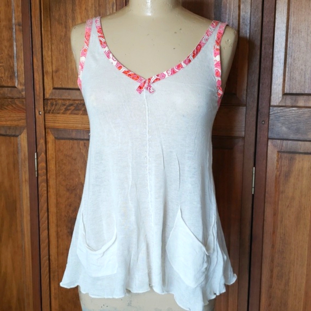 Free People Sleeveless Knit Tank Top Sz S